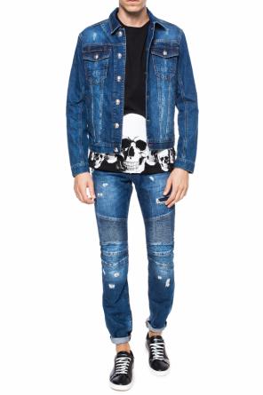 'sign' denim jacket, zdjęcie 2 'sign' denim jacket od Philipp Plein